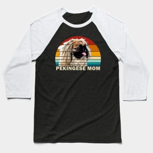 Pekingese Mom Baseball T-Shirt